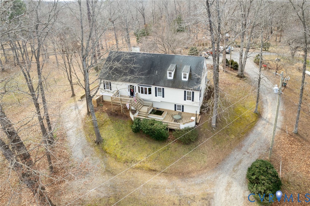 5001 Cartersville Road Powhatan, VA 23139 - Photo 2 of 30 Aerial View of Front