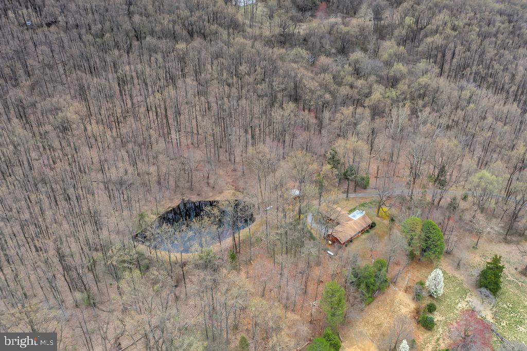 1493 Smith Run Road Bentonville, VA 22610 - Photo 2 of 40 Aerial View of the house and property.