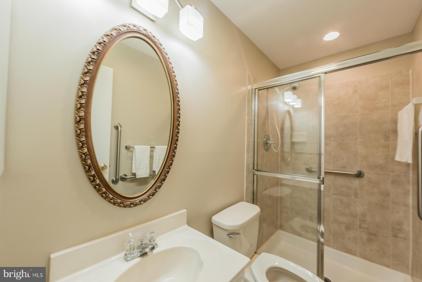 9466 Good Lion Road Columbia, MD 21045 - Photo 16 of 26 a bathroom with a sink and a mirror
