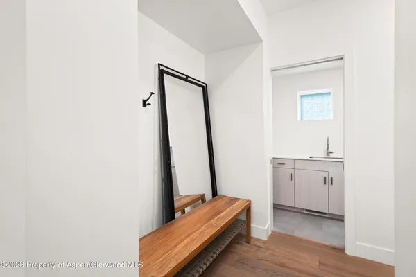 a view of entryway and hall