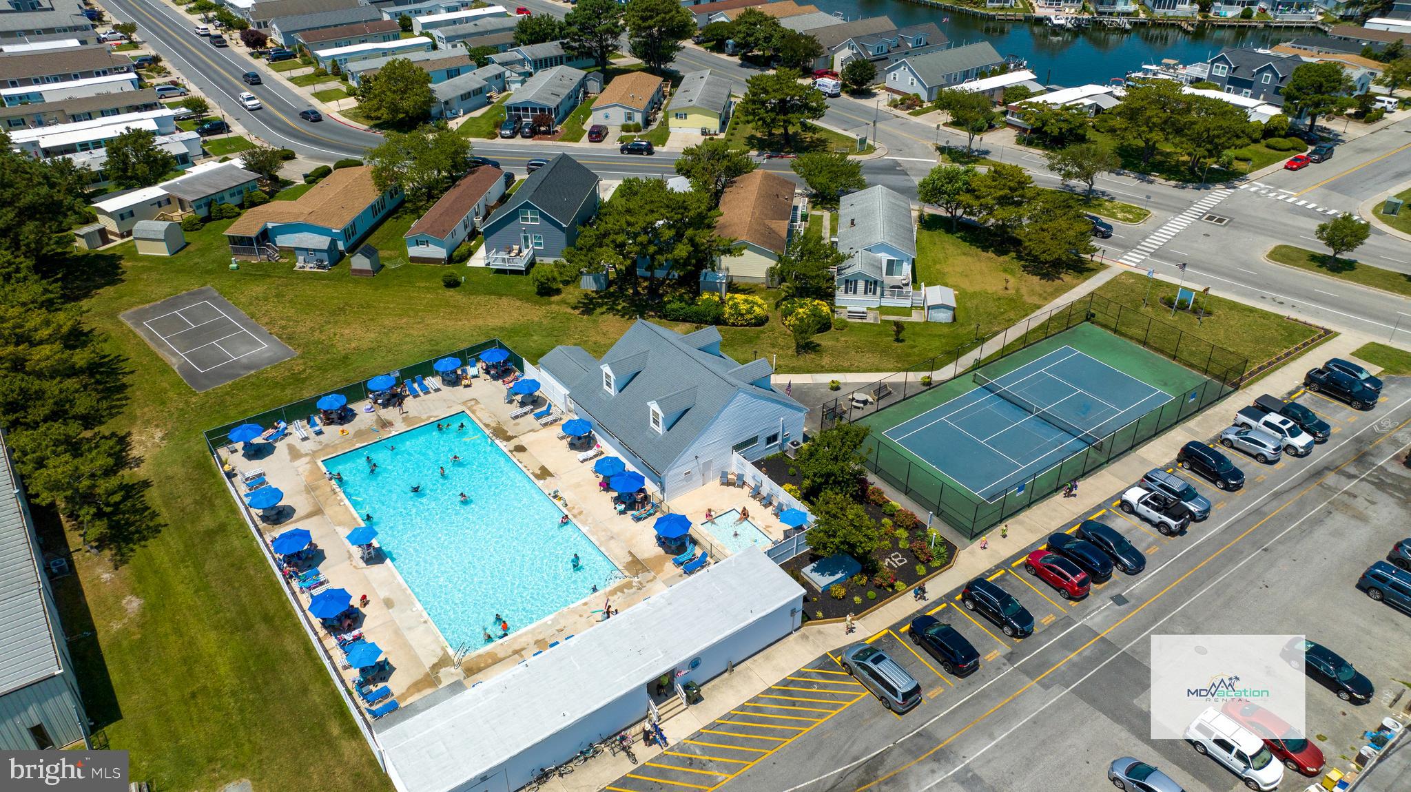 13324 Nantucket Road Ocean City, MD 21842 - Photo 35 of 45 an aerial view of a houses with outdoor space