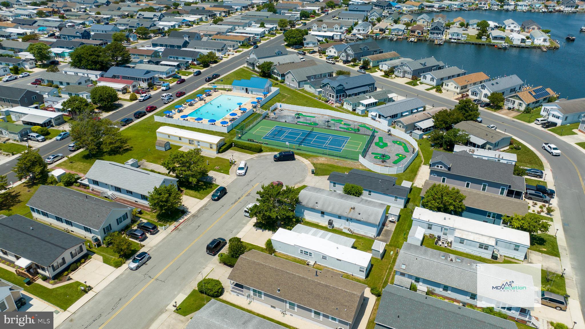 13324 Nantucket Road Ocean City, MD 21842 - Photo 40 of 45 an aerial view of a houses with outdoor space