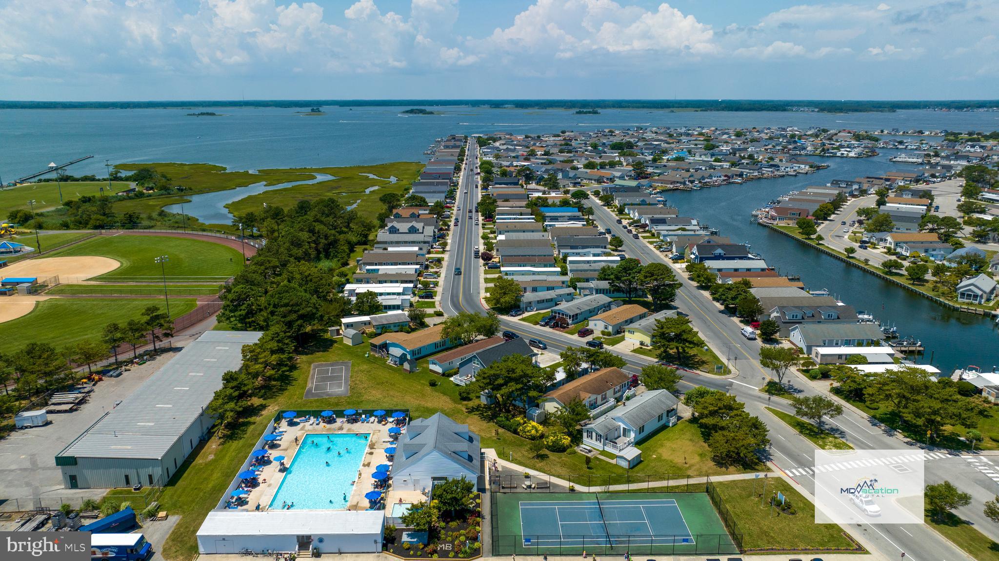 13324 Nantucket Road Ocean City, MD 21842 - Photo 43 of 45 an aerial view of residential houses with outdoor space