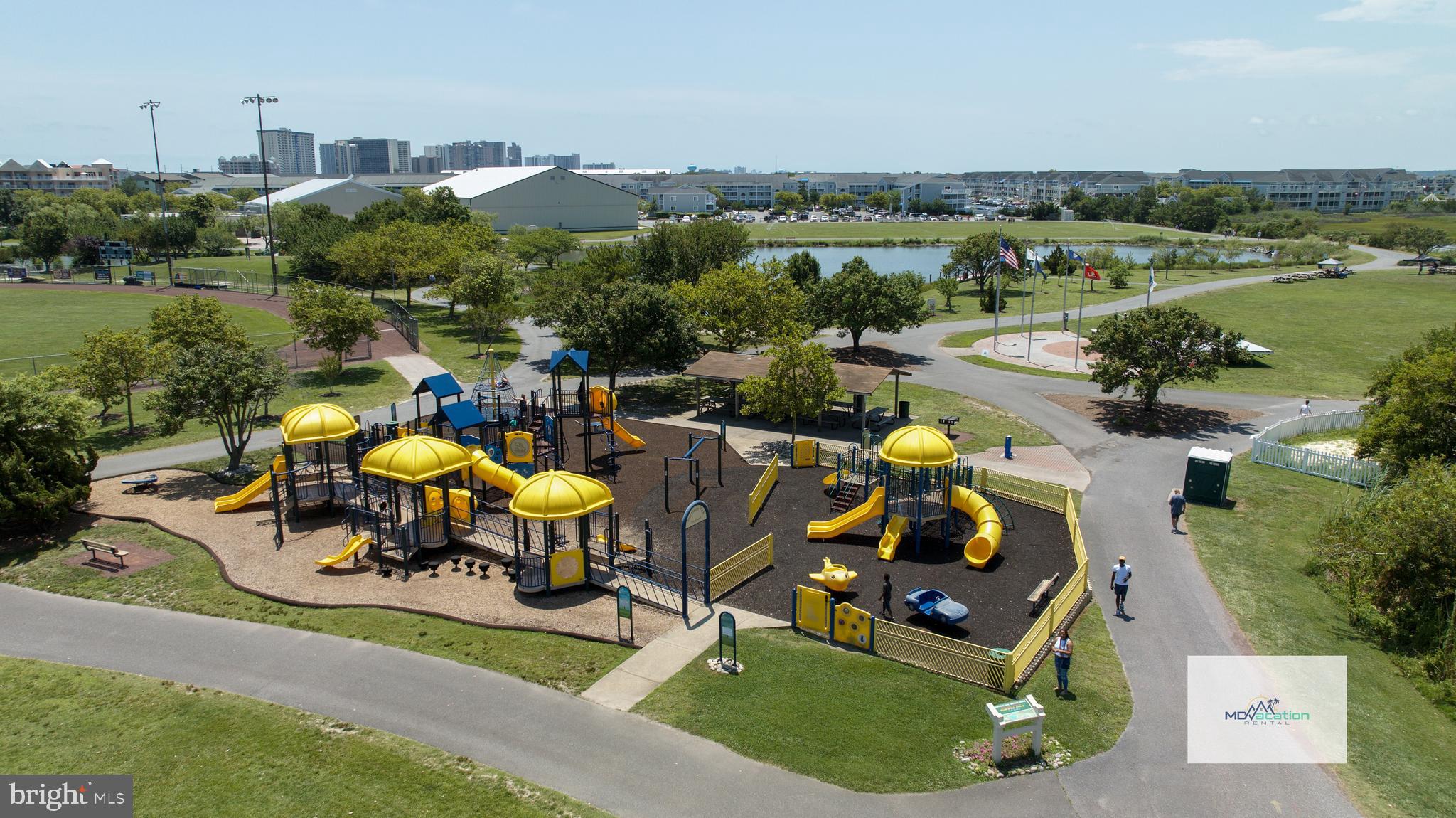 13324 Nantucket Road Ocean City, MD 21842 - Photo 45 of 45 an aerial view of a house with garden space and street view