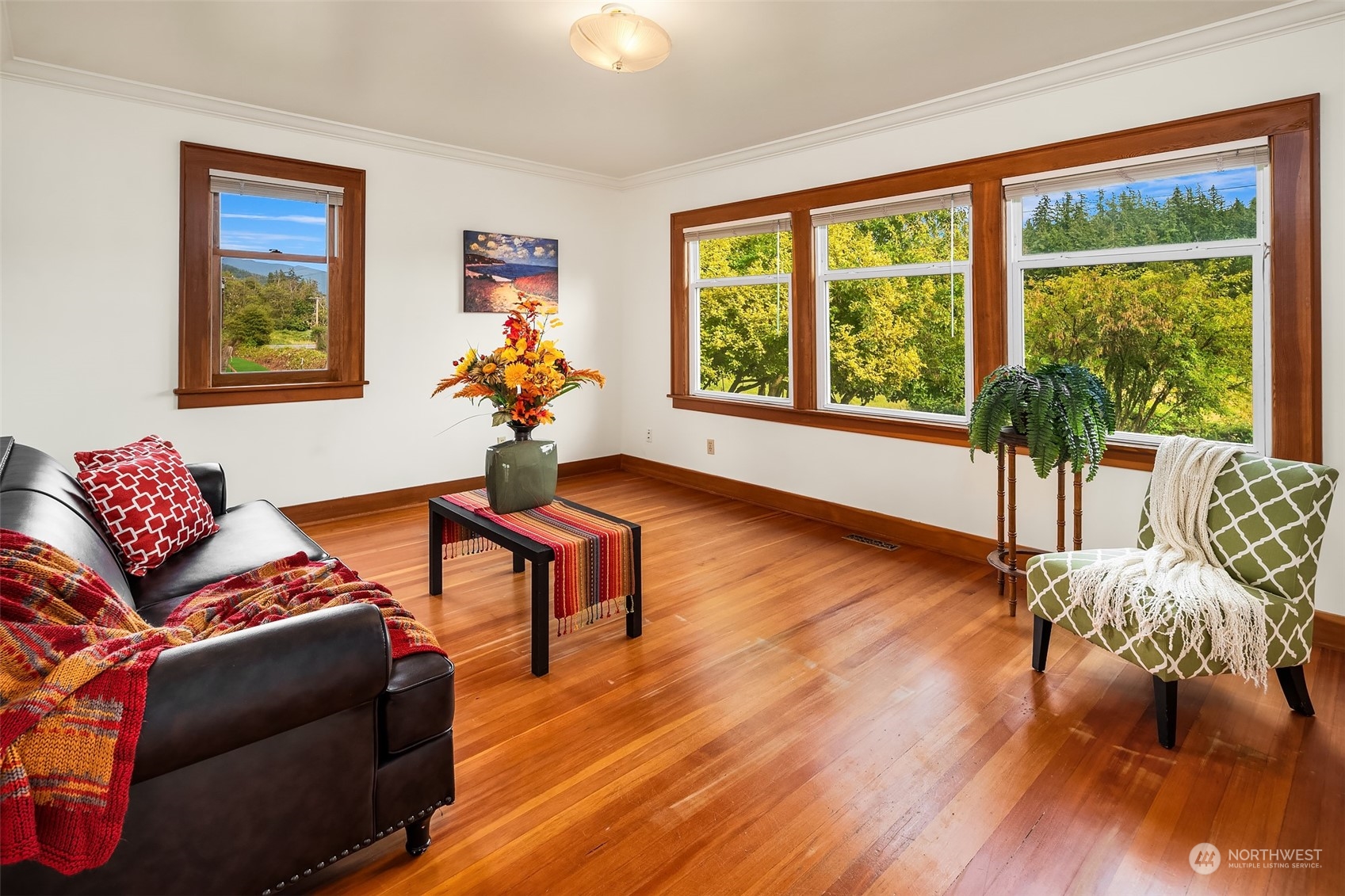19589 Kelleher Road Burlington, WA 98233 - Photo 15 of 39 a living room with furniture and a large window