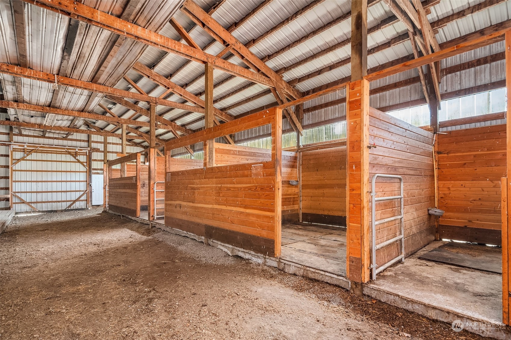 19589 Kelleher Road Burlington, WA 98233 - Photo 35 of 39 a view of an empty room with wooden walls