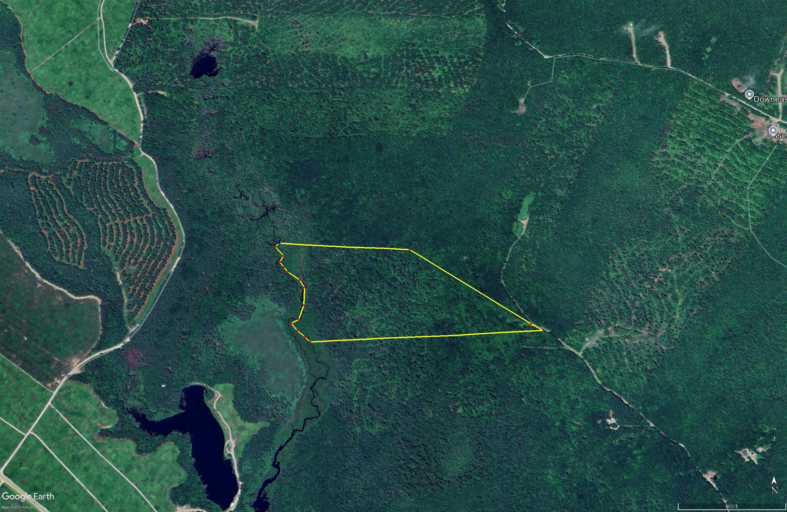 Lot 36 Lot Road Deblois, ME 04622 - Photo 2 of 11 36 deblois aerial 2