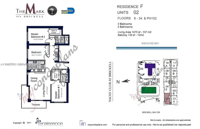 $5,500 | 1155 Brickell Bay Drive, Unit 1802, Miami, FL 33131