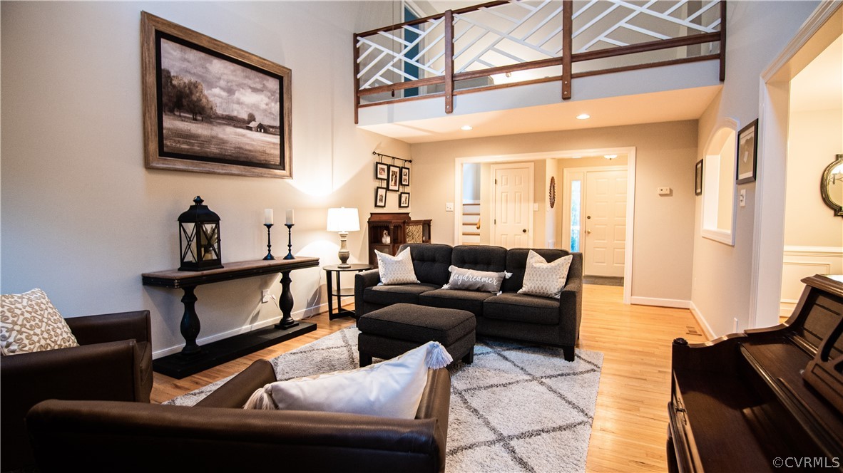 13919 Bayport Landing Road Midlothian, VA 23112 - Photo 5 of 38 Family Room with Loft overlooking