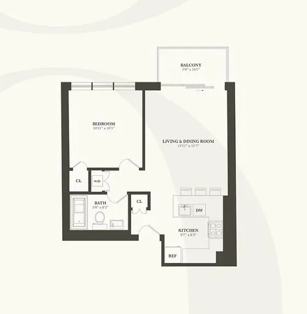 $920,000 | 12 Broome Street, Unit 3B | Greenpoint