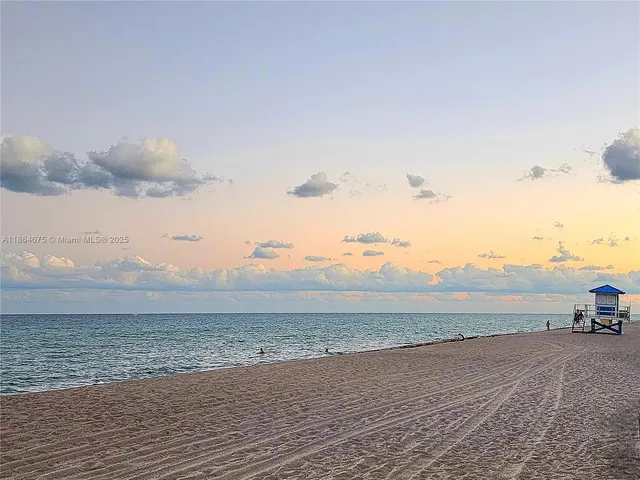 a view of beach and ocean