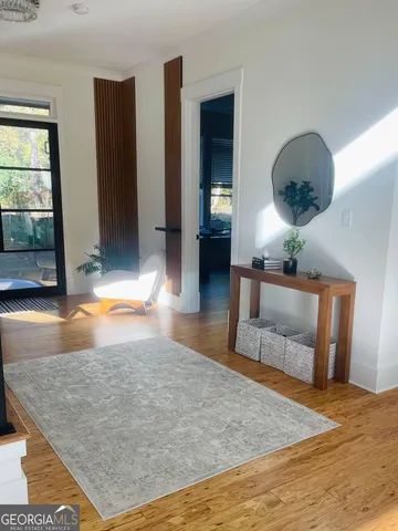 a view of a living room