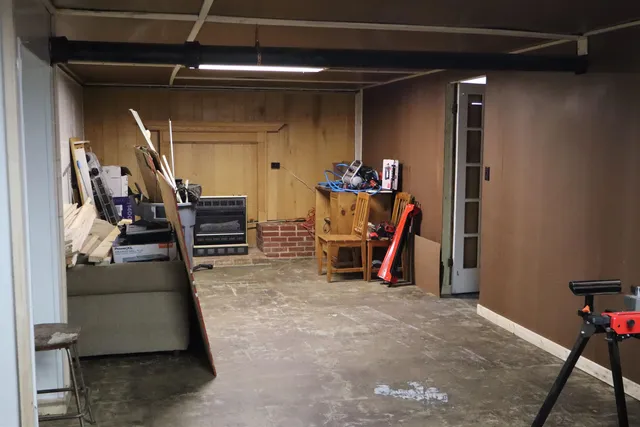 a view of storage and utility room