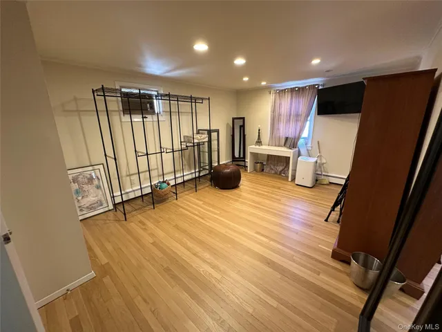 a view of livingroom with furniture and wooden floor