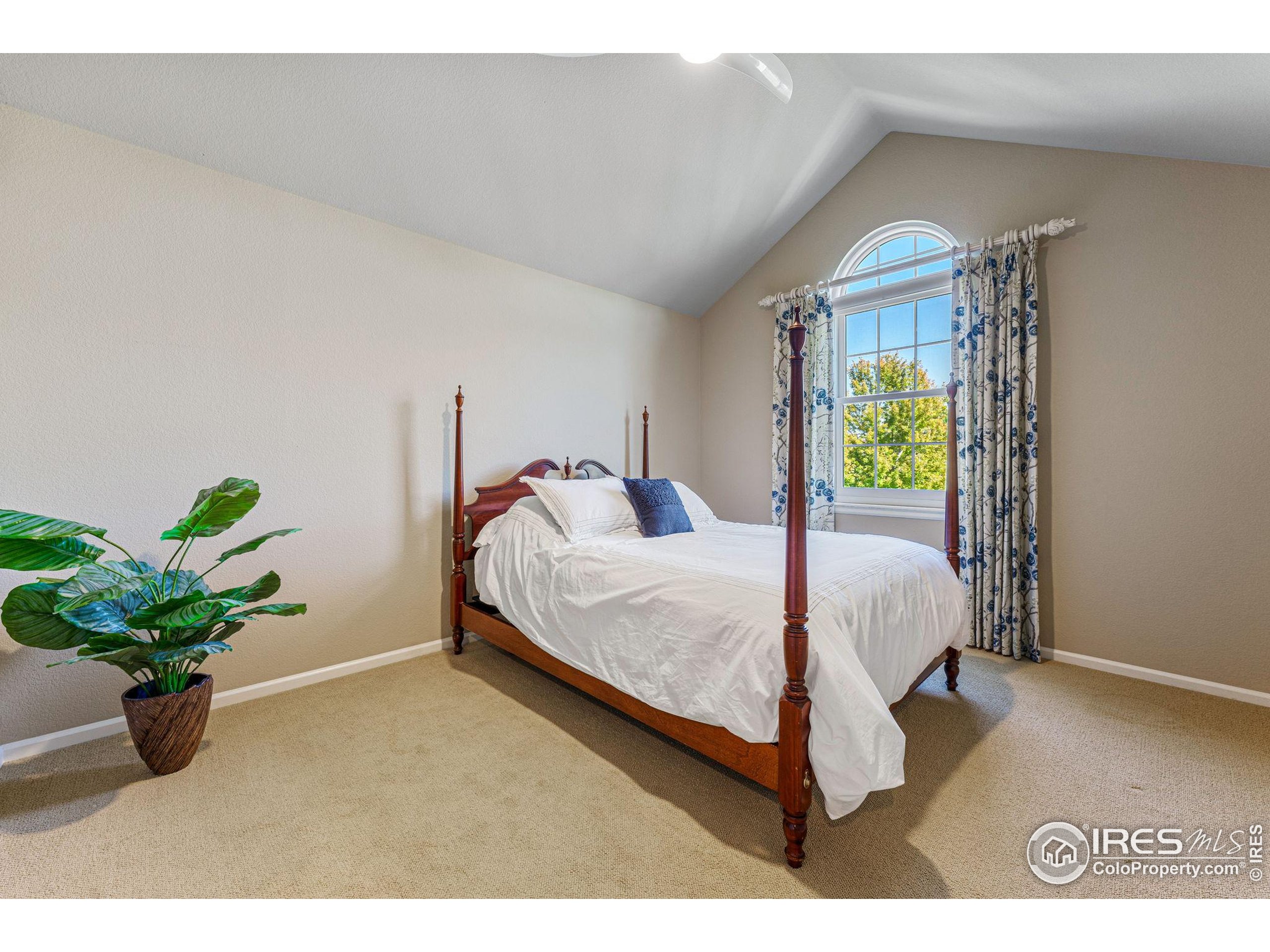 41 Quince Street Denver, CO 80230 - Photo 23 of 48 a bed room with a bed and a potted plant