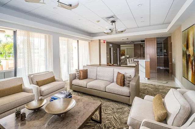 a view of a city with an ocean