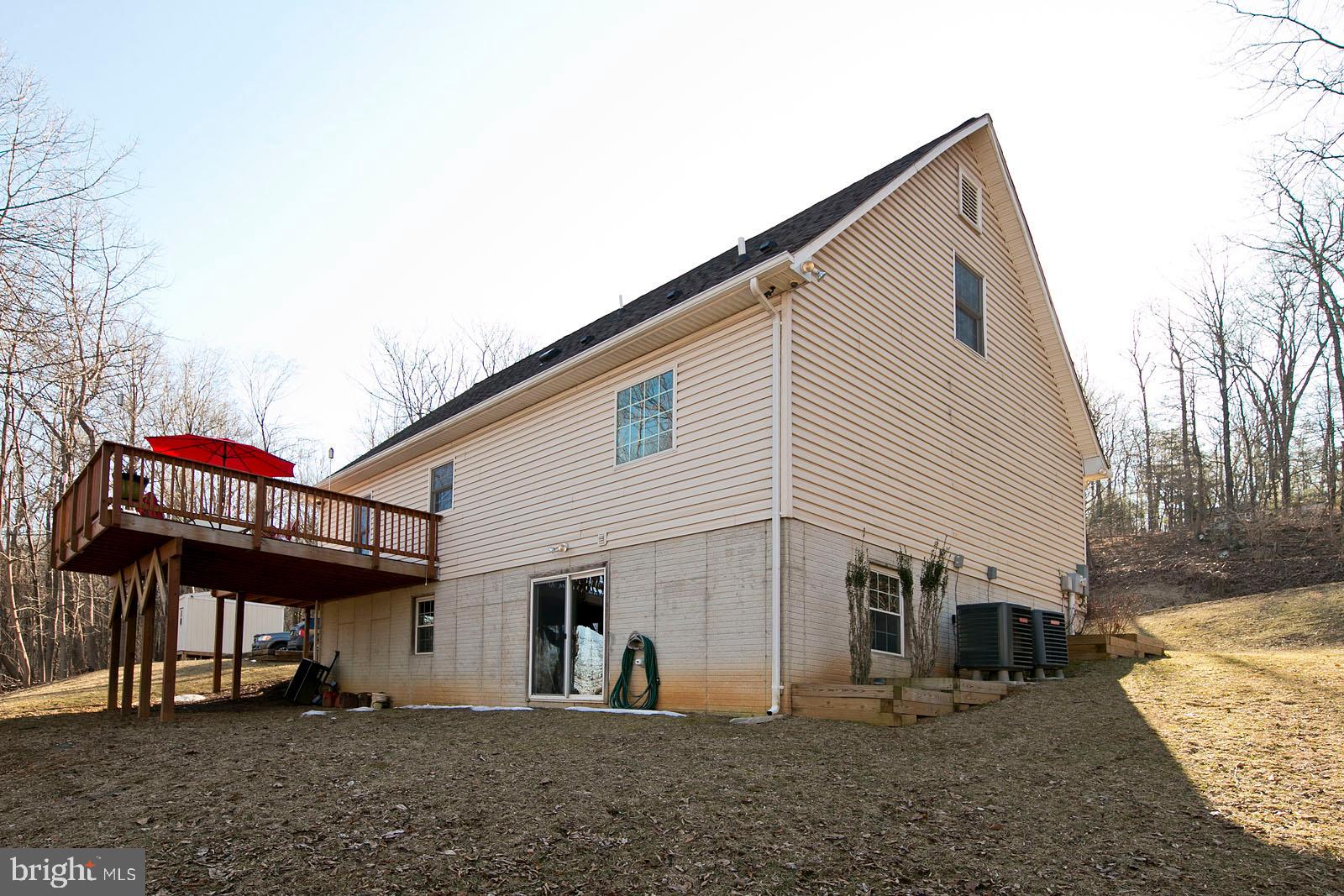 443 Jericho Road Linden, VA 22642 - Photo 3 of 48 Rear view with walkout basement doors