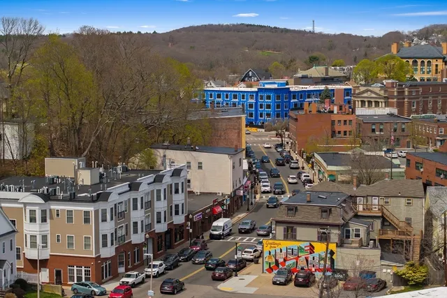 a picture of city view with houses