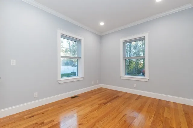 wooden floor in an empty room