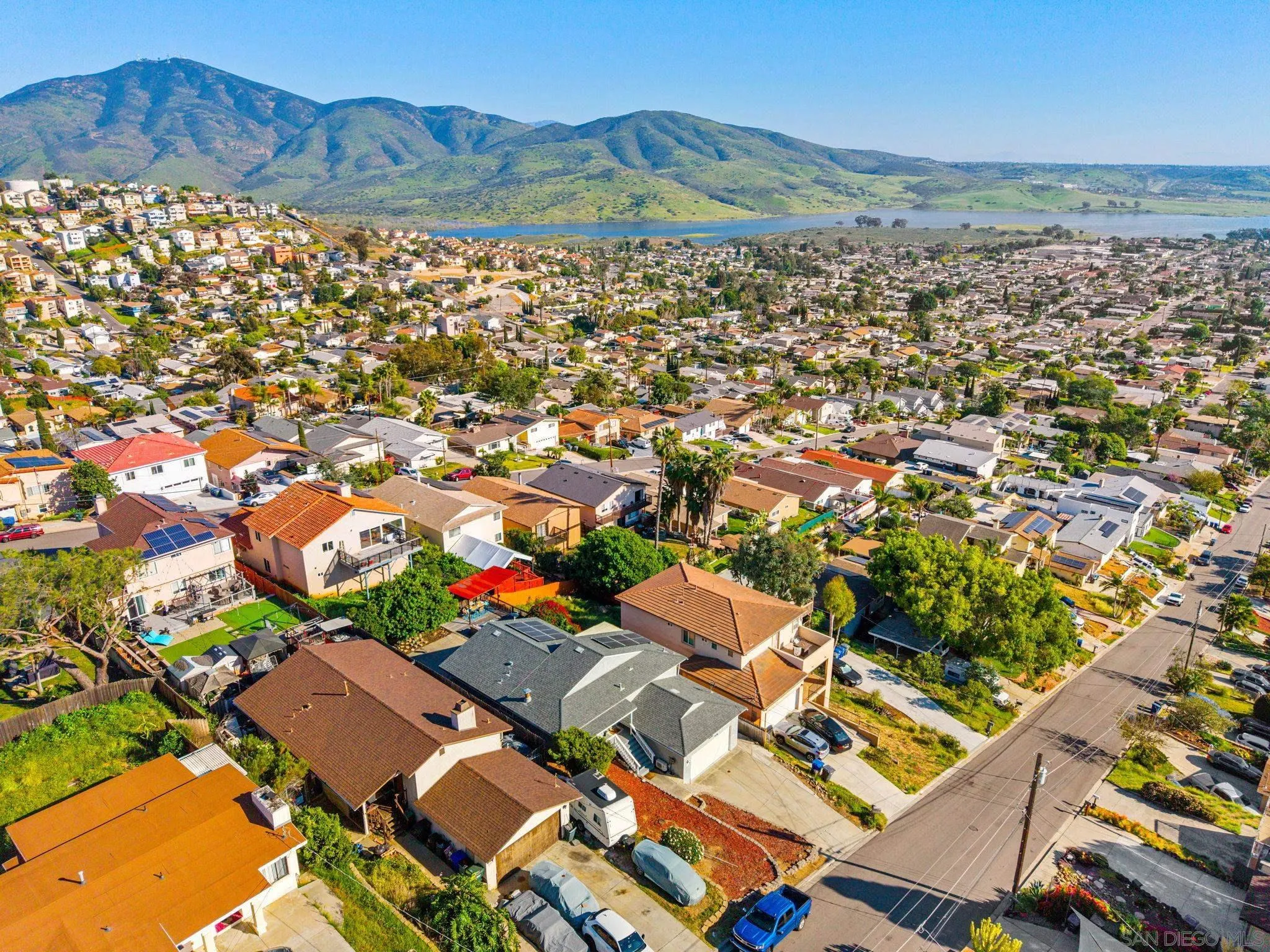 1311 Ramona Avenue Spring Valley, CA 91977 - Photo 32 of 33 an aerial view of residential houses with outdoor space