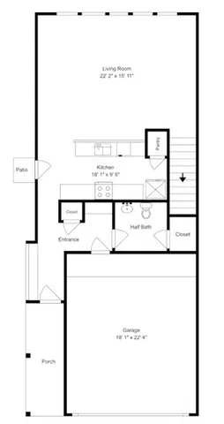 a picture of floor plan