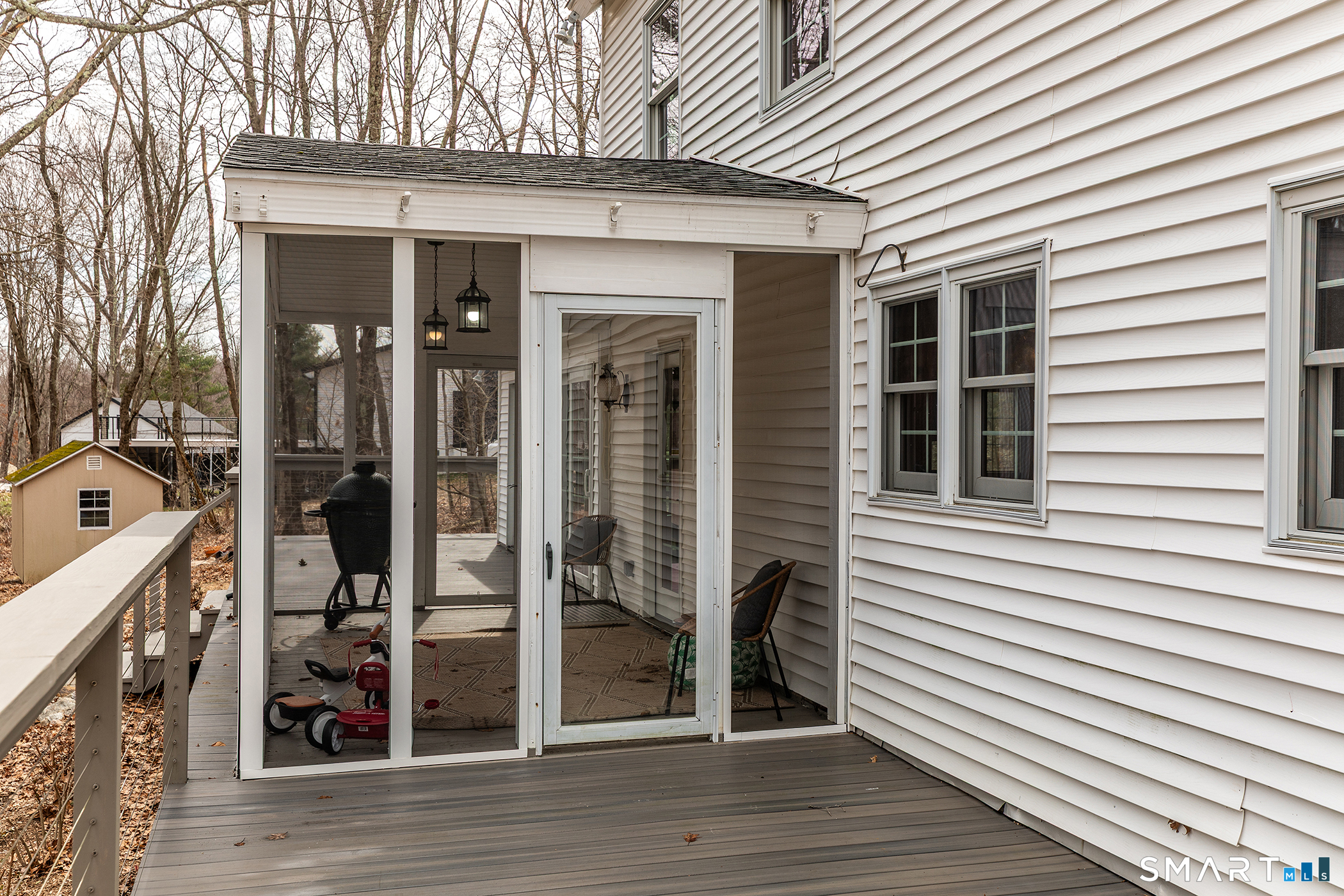 24 Hickory Lane Roxbury, CT 06783 - Photo 32 of 42 a view of a house with a porch