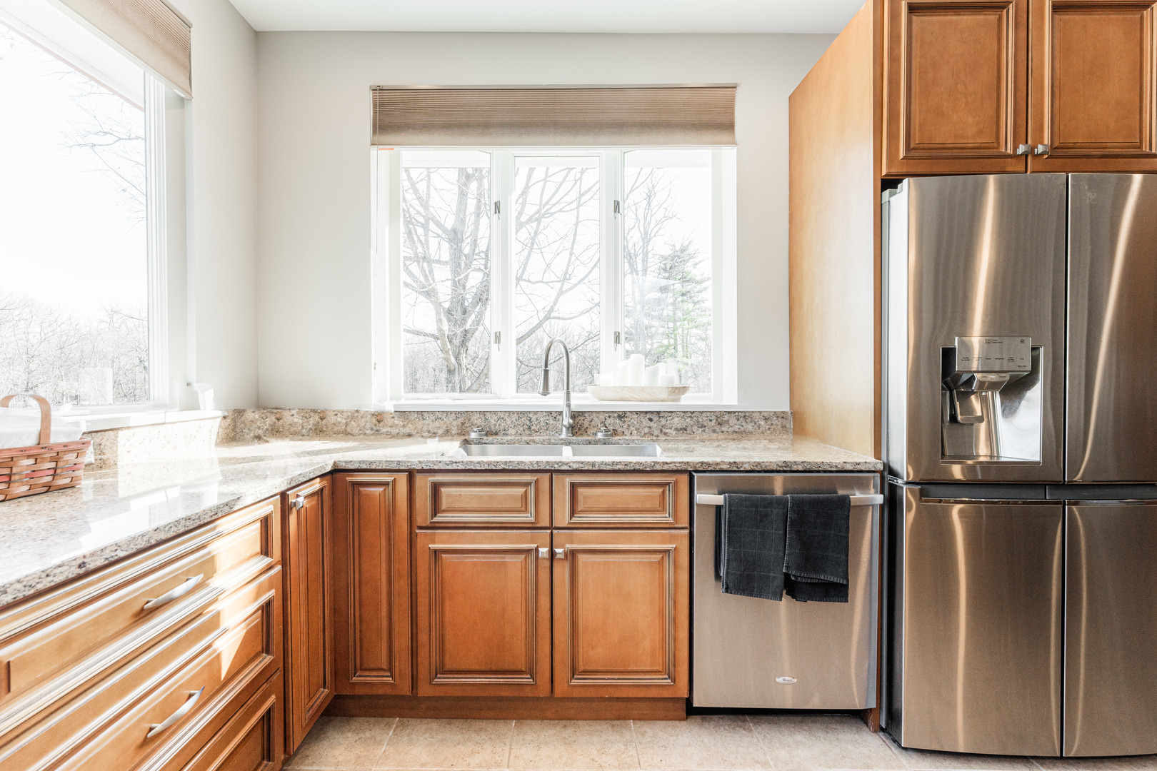 181 North Prince Crossing Road West Chicago, IL 60185 - Photo 16 of 62 a kitchen with stainless steel appliances granite countertop a refrigerator and a sink
