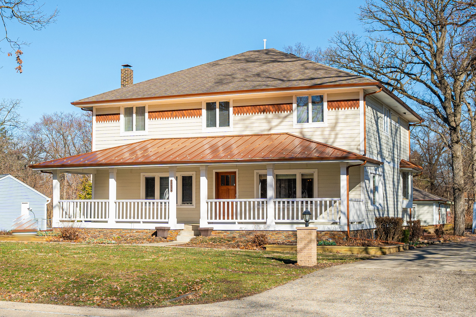 181 North Prince Crossing Road West Chicago, IL 60185 - Photo 2 of 62 a front view of a house with a yard