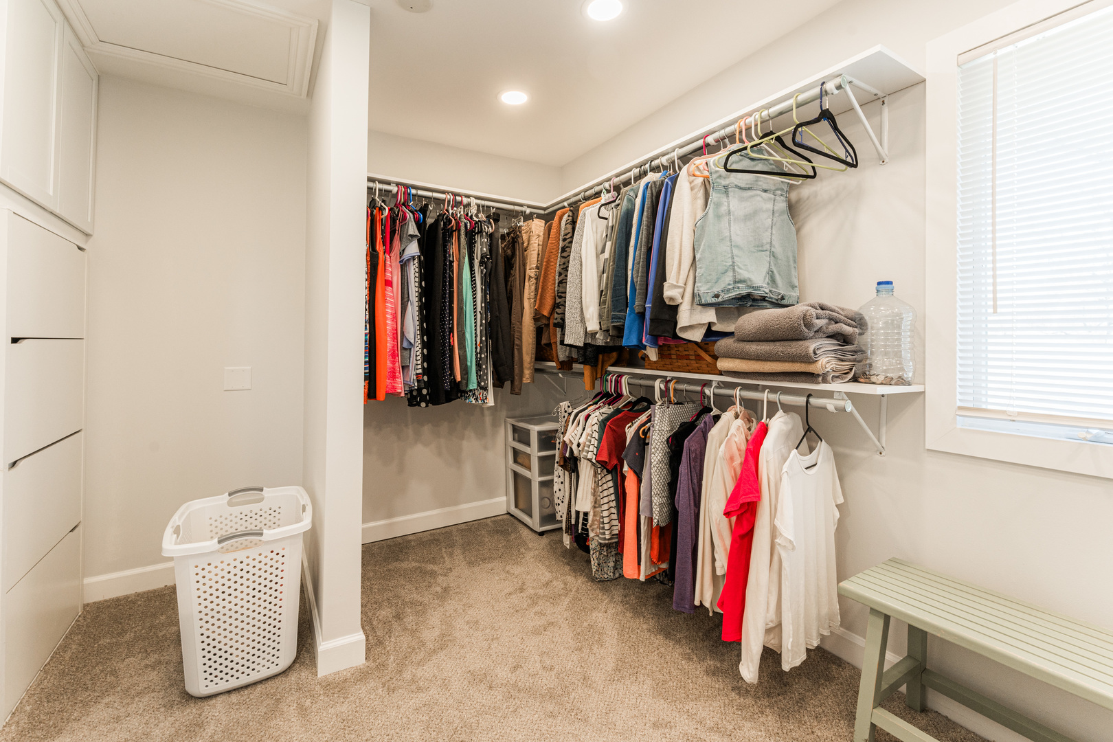 181 North Prince Crossing Road West Chicago, IL 60185 - Photo 30 of 62 a view of walk in closet with clothes and shoes