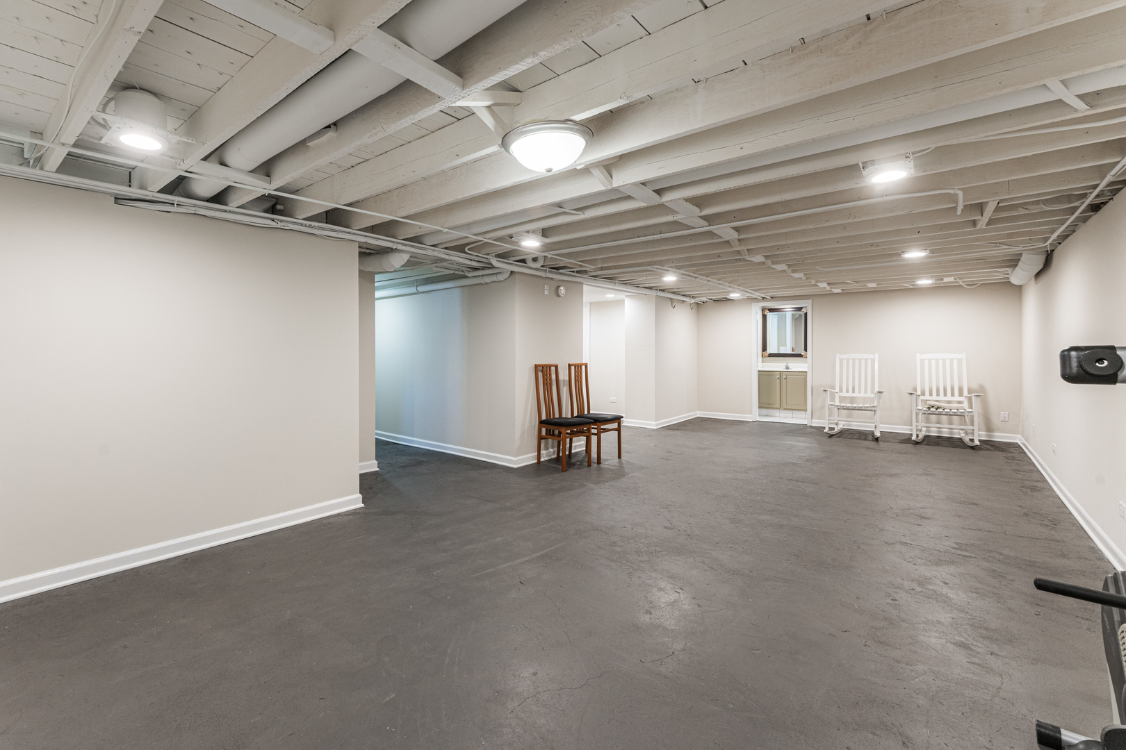 181 North Prince Crossing Road West Chicago, IL 60185 - Photo 39 of 62 a view of empty room with wooden ceiling