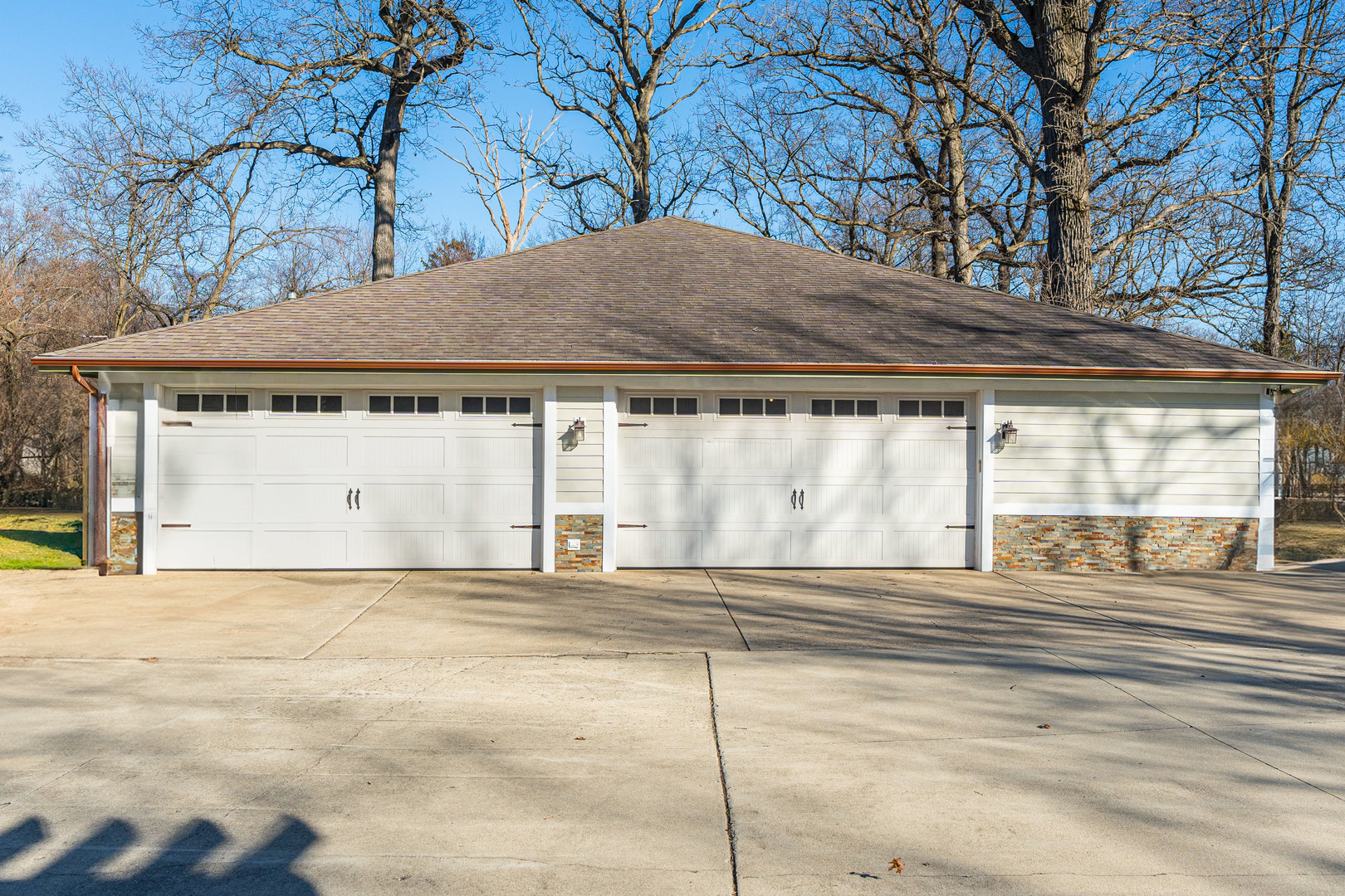 181 North Prince Crossing Road West Chicago, IL 60185 - Photo 54 of 62 a blue house with trees in front of it