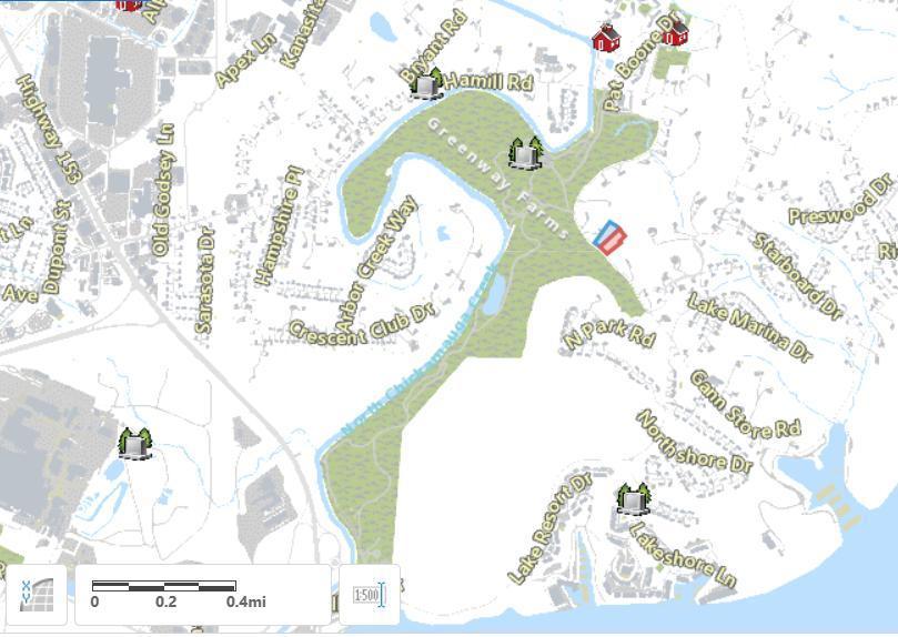 4921 Gann Store Road Hixson, TN 37343 - Photo 10 of 13 Greenway Park Map