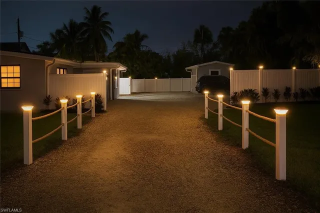 a view of outdoor space and garden