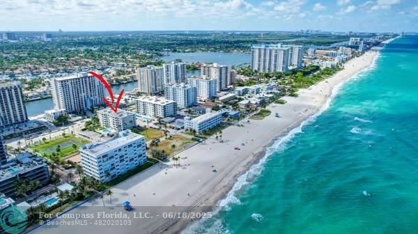 1901 South Ocean Drive, Unit 202 Hollywood, FL 33019 - Photo 1 of 11 an aerial view of multiple house