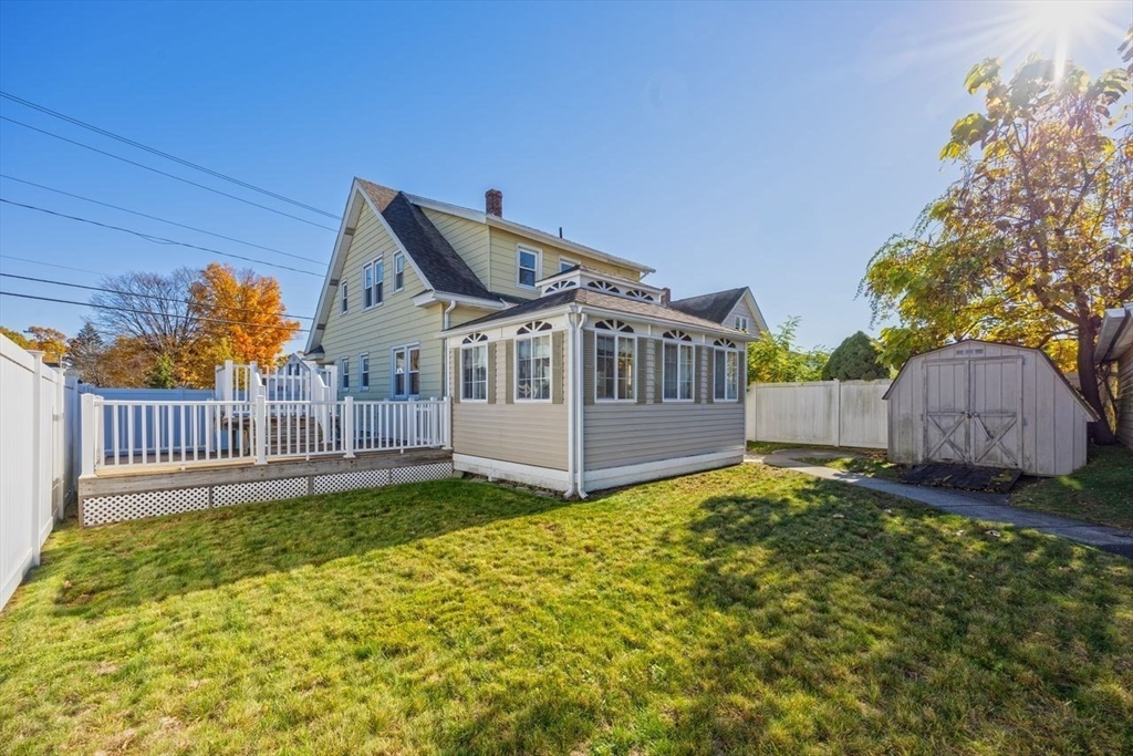 450 East Street Chicopee, MA 01020 - Photo 32 of 38 a view of a house with wooden fence