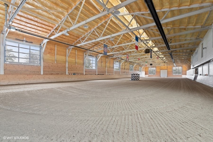 15141 West Little St Marys Road Mettawa, IL 60048 - Photo 7 of 42 a view of a room with wooden roof