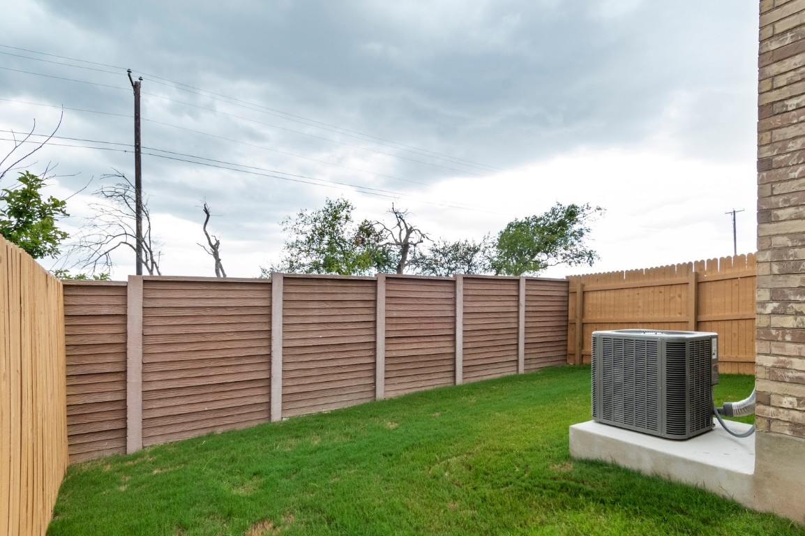 701 White Steppe Way Georgetown, TX 78626 - Photo 28 of 35 View of fenced backyard