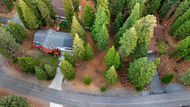a view of outdoor space with trees