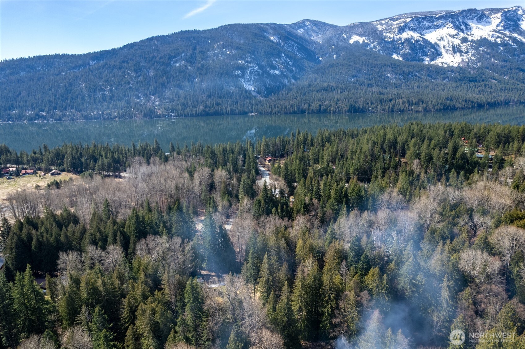 22740 Brown Road Leavenworth, WA 98826 - Photo 19 of 21 a view of a lake in middle of forest