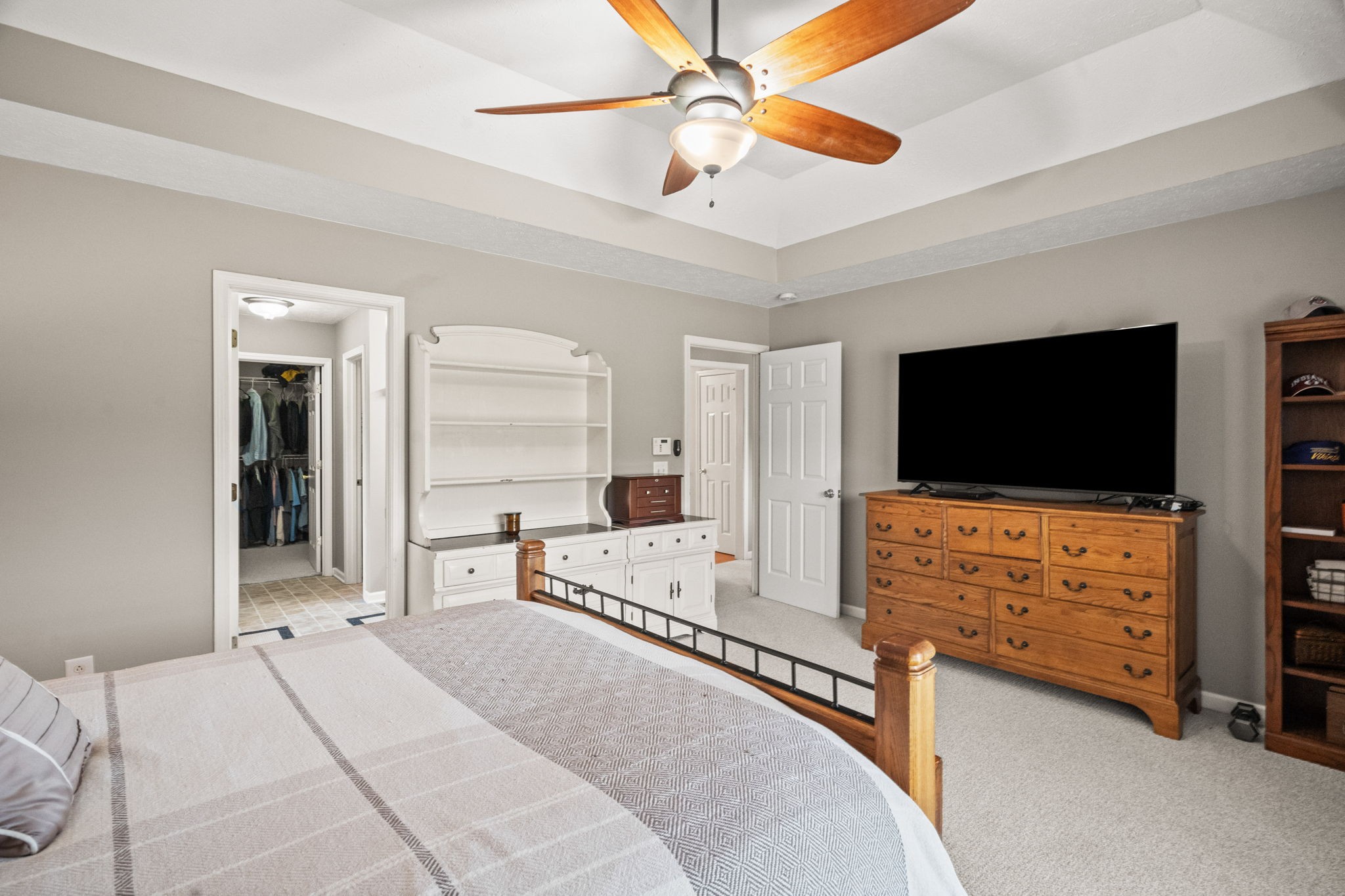 1051 Jacob's Valley Road Joelton, TN 37080 - Photo 14 of 45 a bedroom with furniture and a flat screen tv