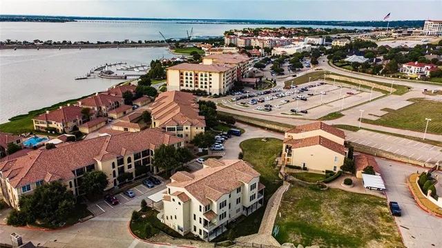 a view of a couch in front of a building