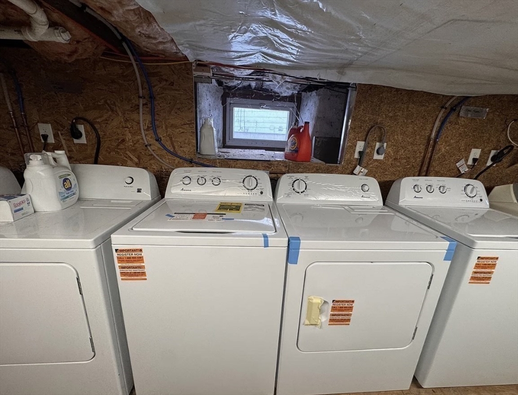 18 Emerald Avenue, Unit 2 Webster, MA 01570 - Photo 23 of 26 a utility room with dryer and washer