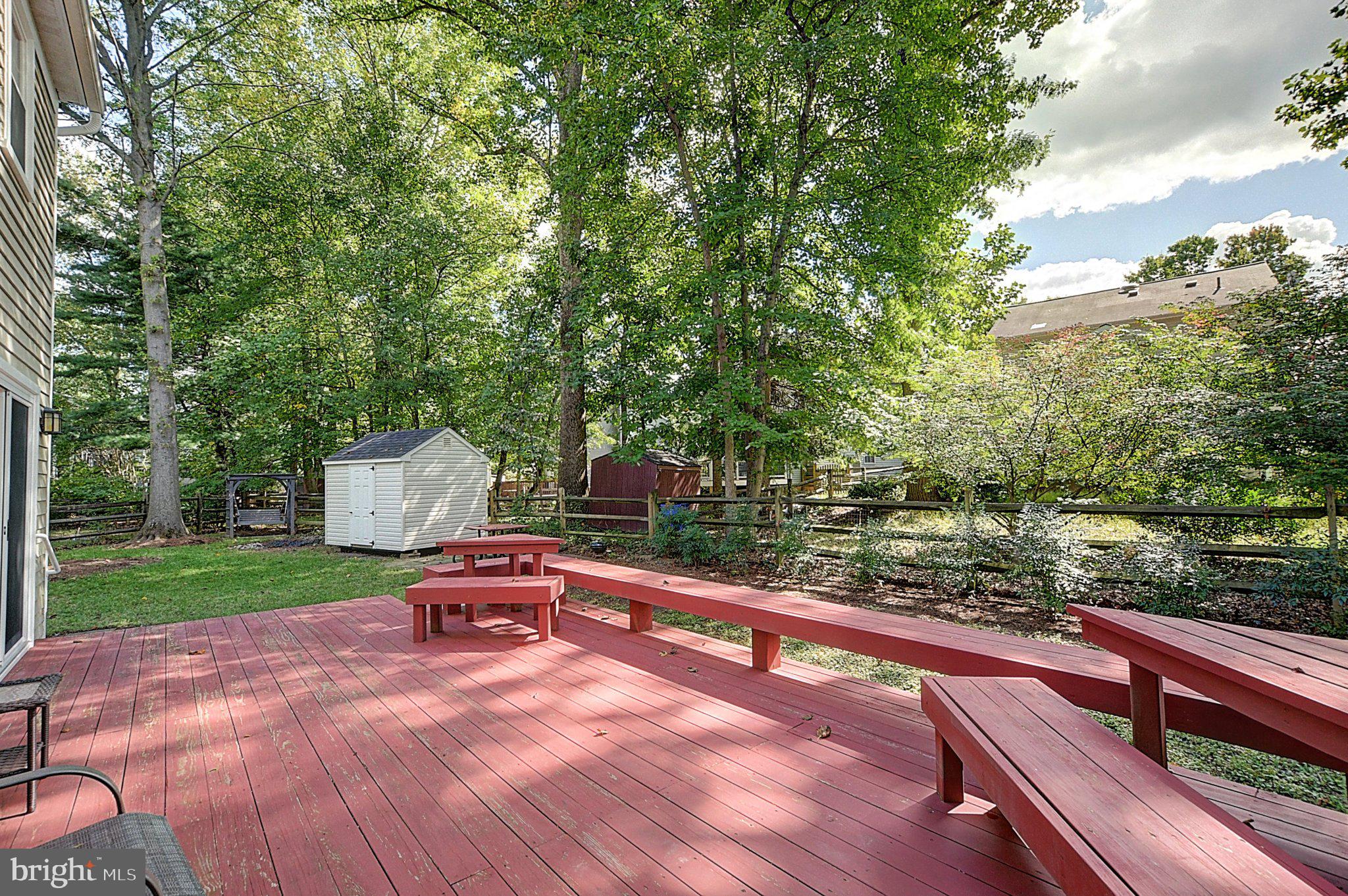 10971 Hickory Ridge Road Columbia, MD 21044 - Photo 26 of 31 Wide Open Decking Overlooking Private Yard