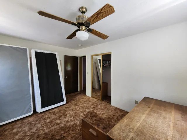 a backyard of a house