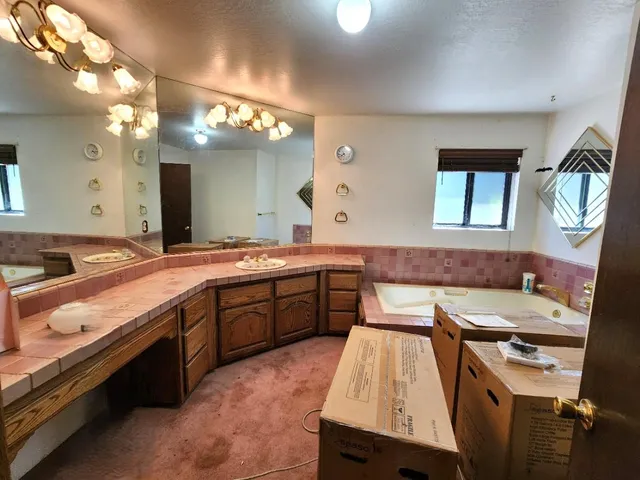 a view of a backyard of the house