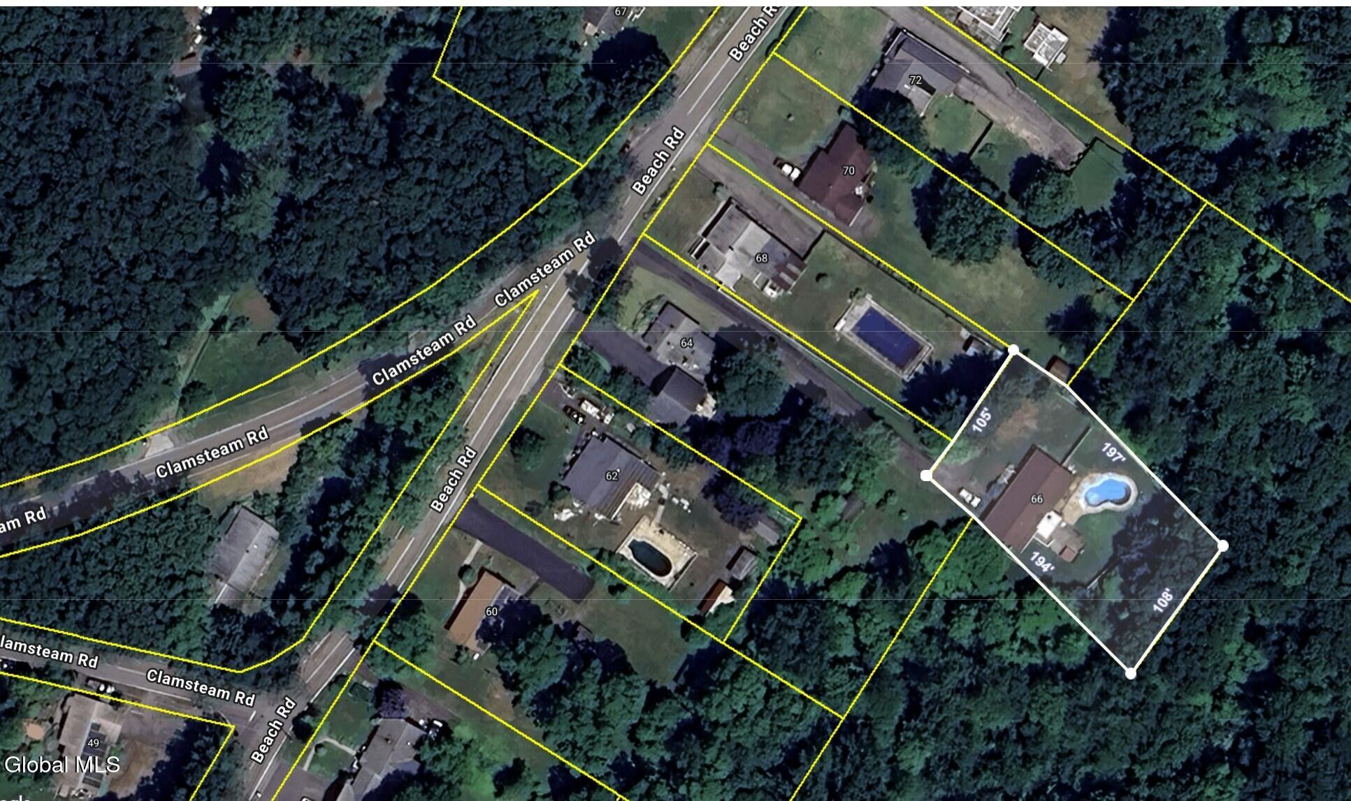 66 Beach Road Halfmoon, NY 12065 - Photo 6 of 6 CRS Tax Map