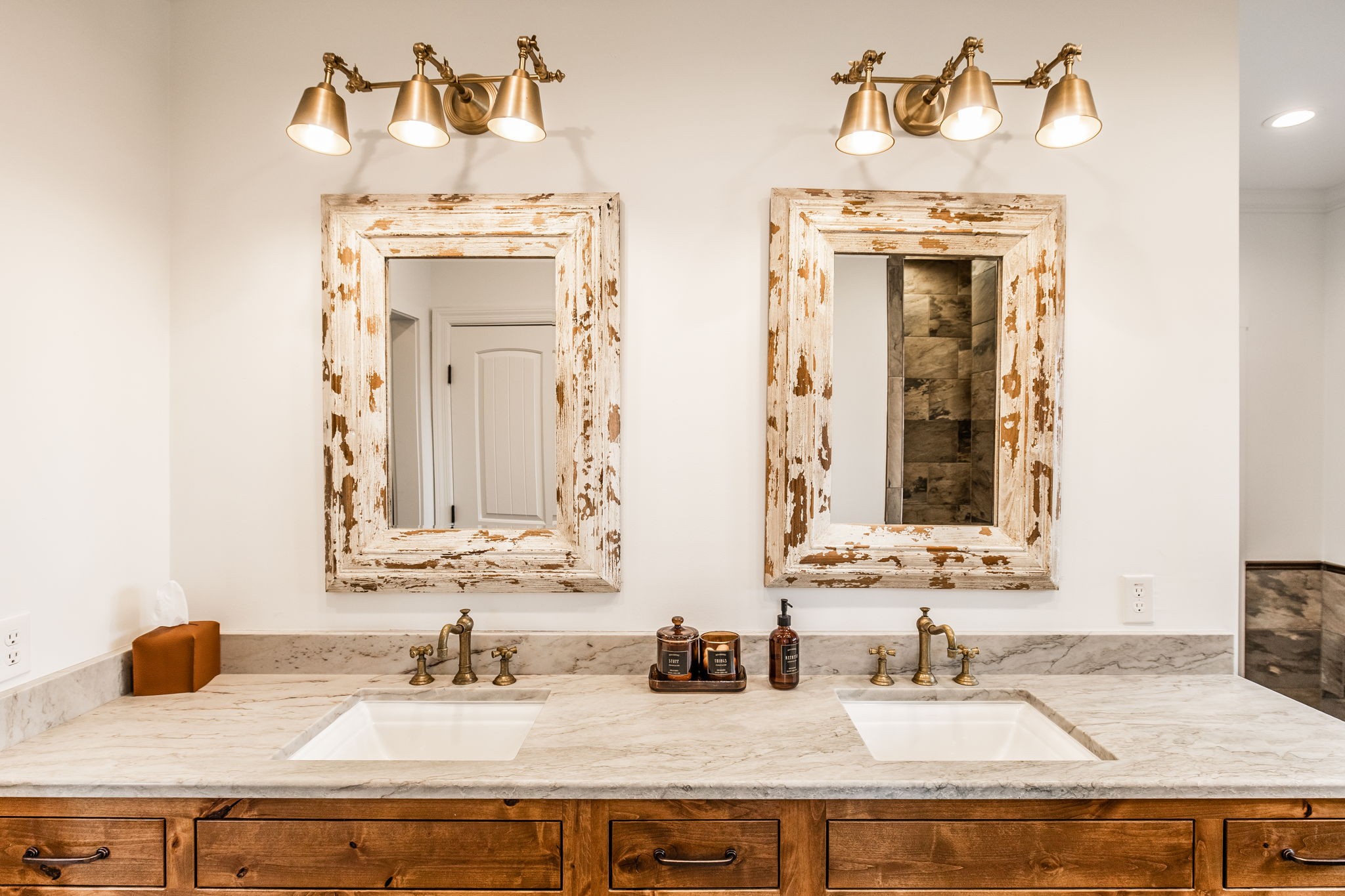8137 Shoals Branch Road Primm Springs, TN 38476 - Photo 20 of 69 a bathroom with a sink and a mirror