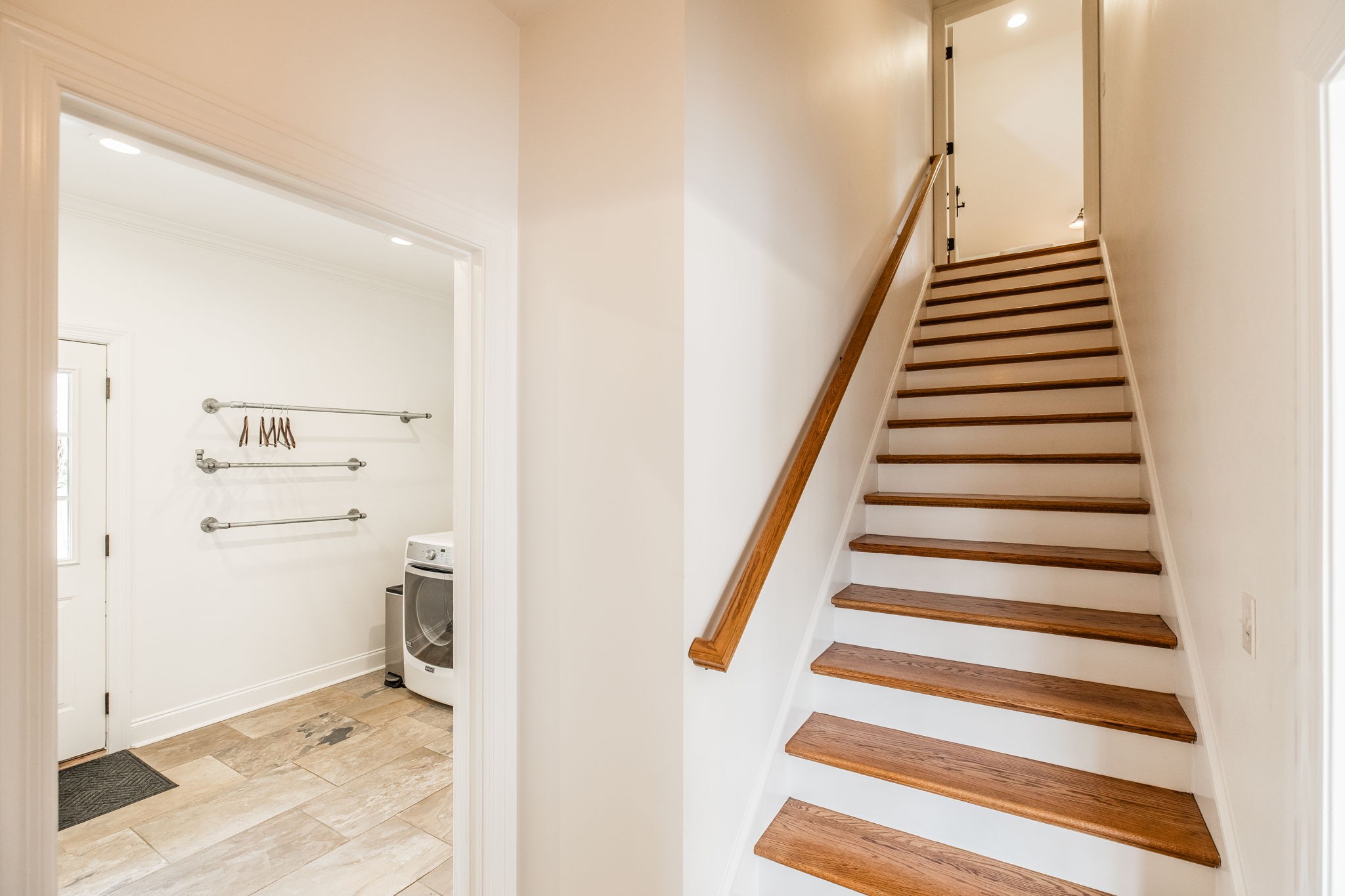 8137 Shoals Branch Road Primm Springs, TN 38476 - Photo 30 of 69 a view of entryway and hall with wooden floor