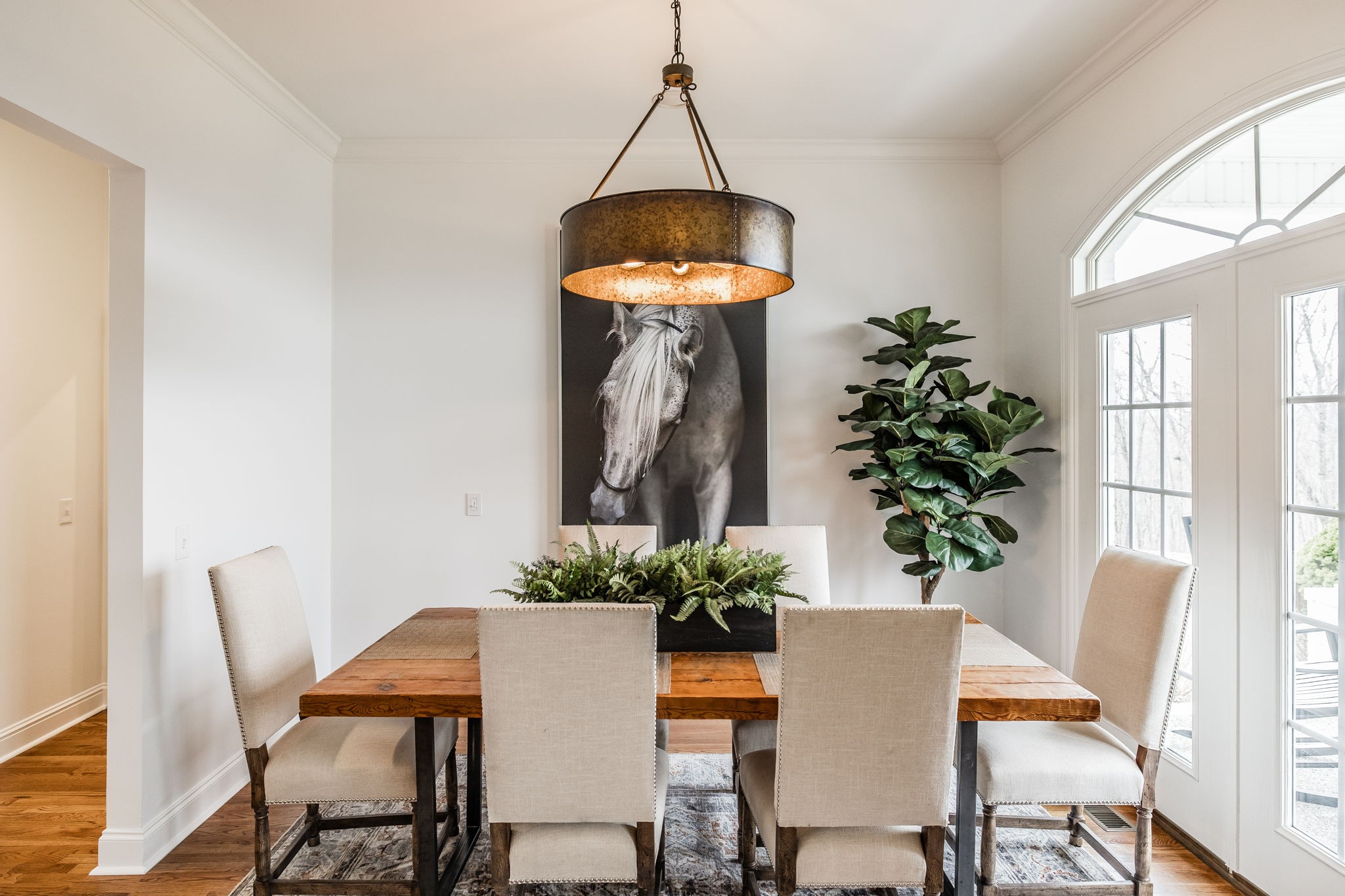 8137 Shoals Branch Road Primm Springs, TN 38476 - Photo 6 of 69 a dining room with furniture and wooden floor