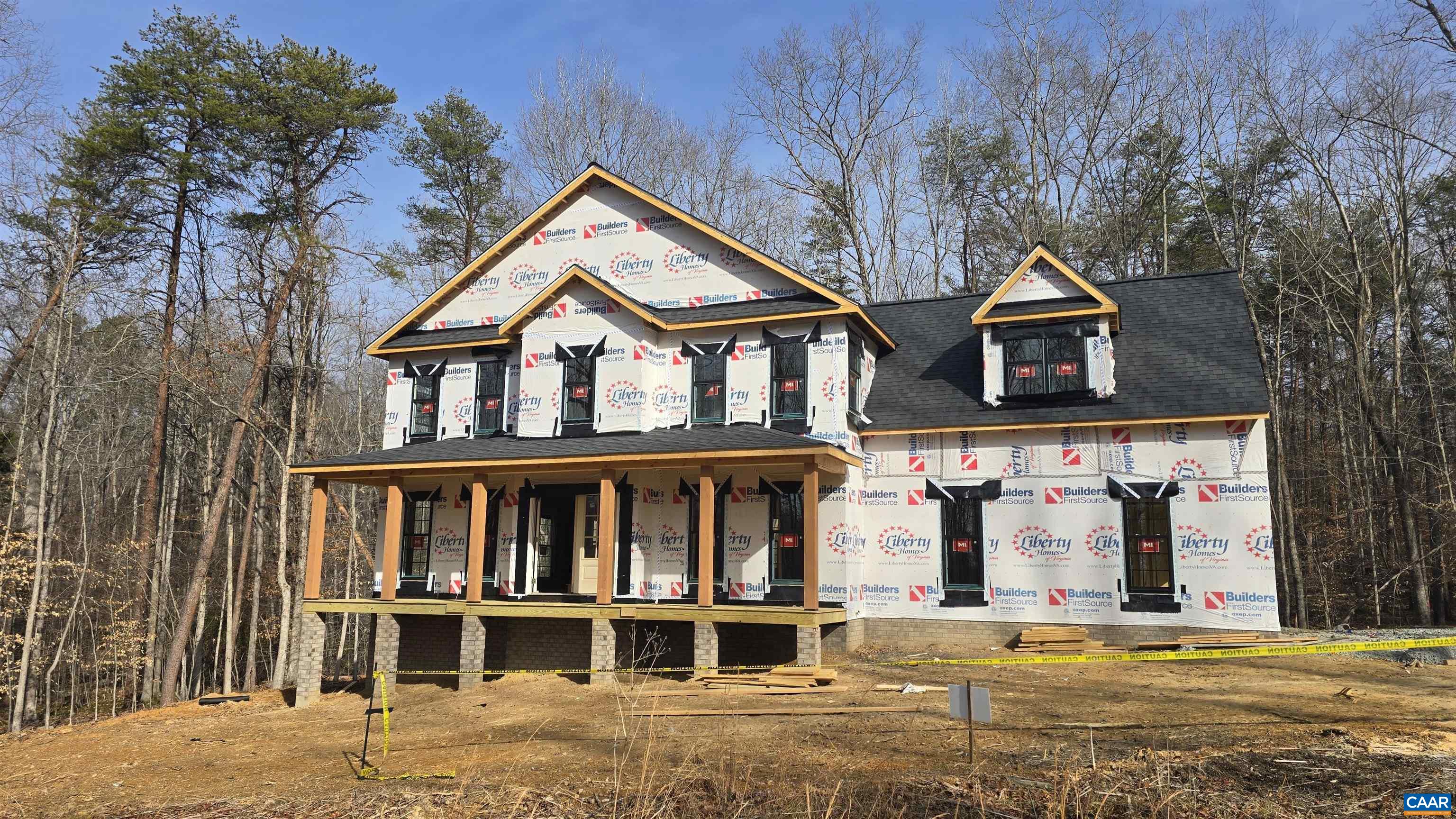 front view of house with a street